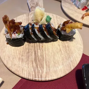 Sushi tempura