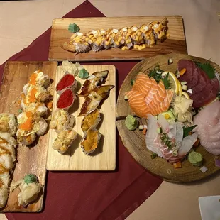 sashimi, food, sushi, sushi and sashimi