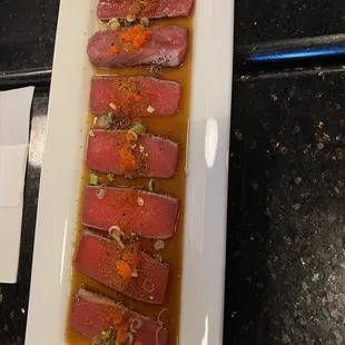 Tuna appetizer from the chef!