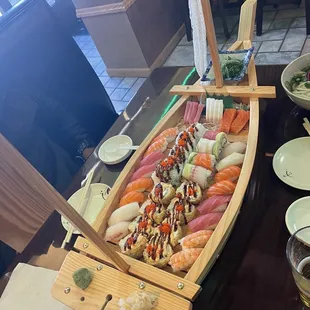 sushi and sashimi