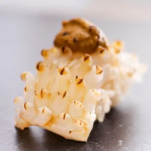 a close up of a sushi