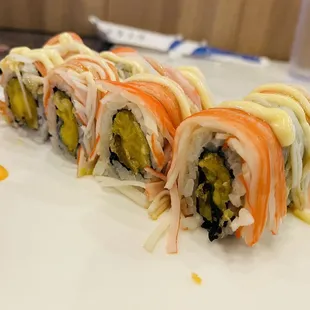 Crazy monkey roll with fried banana