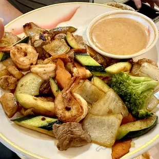 Hibachi Vegetable Shrimp