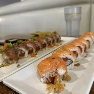Cajun Tuna, Salmon Fashion Roll