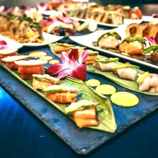 sashimi, food, sushi, sushi and sashimi