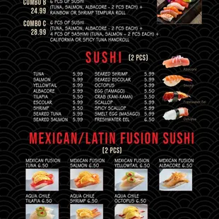 sushi and sashimi