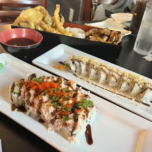 Lobster Bisque Roll  Crunch Shrimp Roll Bento Box