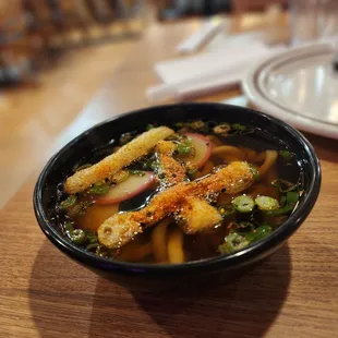 Udon noodles soup