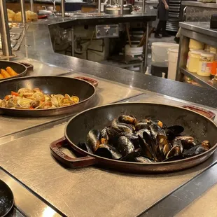 Calimari, Clams, Mussels, Crawfish