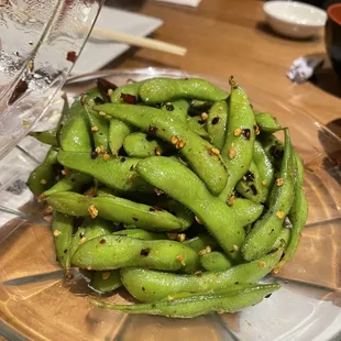 Garlic Edamame