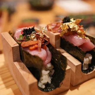 2 Golden Silver Toro Temaki