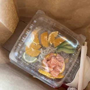 Citrus Salmon Sashimi?