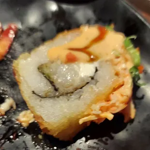 Blurry, but you can see how rice is turned to paste.