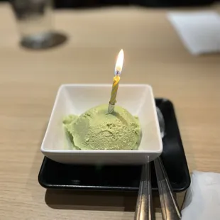 green tea ice cream