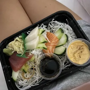 Sashimi appetizer