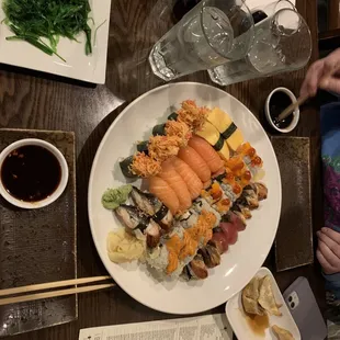 sushi, sashimi, food, sushi and sashimi