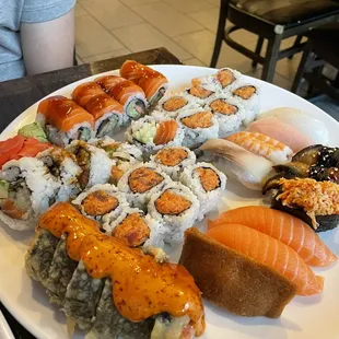 sushi and sashimi, food, sashimi, sushi