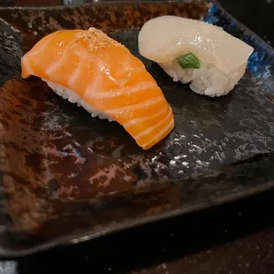 Fish is barely covering rice. Lol.