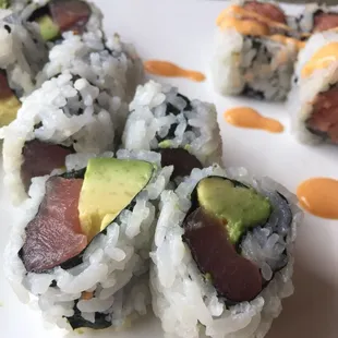 tuna and avocado