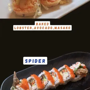 Lobster Roll
Spider Roll