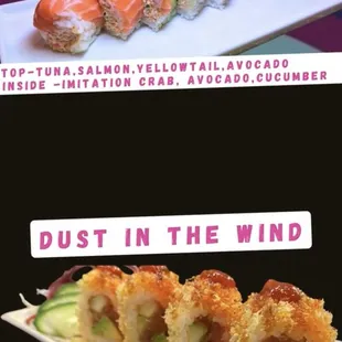 Rainbow
Dust in the wind