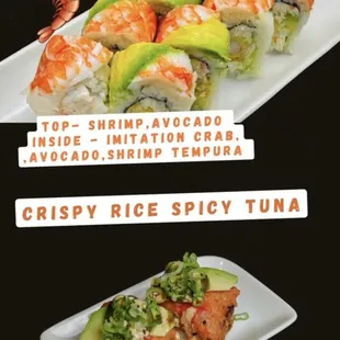 Shrimp Lover
Crispy Rice Spicy Tuna