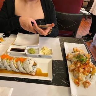 a woman looking at her cell phone