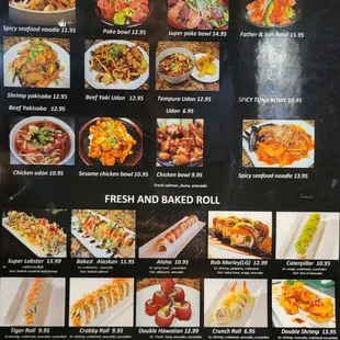 Menu - Hot dishes