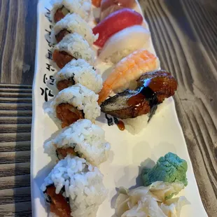 sushi combo plate