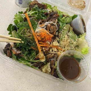 Salmon Skin Salad