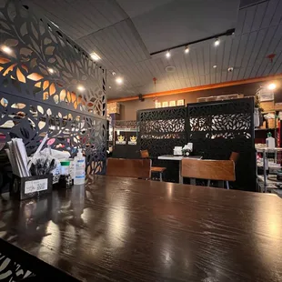 Table inside covid safe resturants indoors