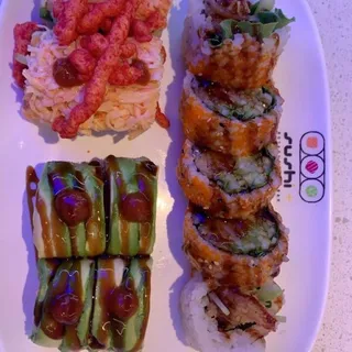 5 Shrimp Tempura Maki Rolls