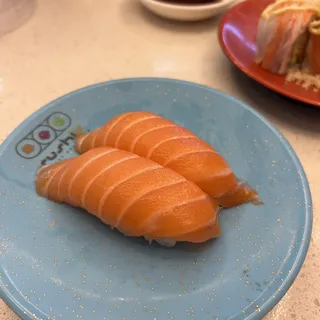 2 Smoked Sake Nigiri