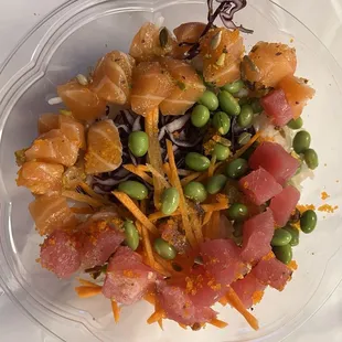 Poke Bowl with 2 Mix Protein