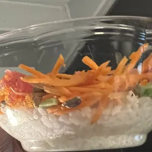 Poke Bowl with 2 Mix Protein