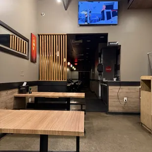 interior, sushi and sashimi
