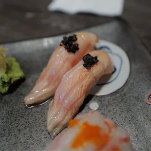 truffle salmon sashimi