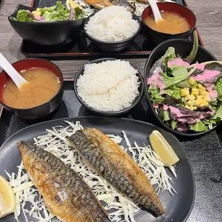 Saba Shioyaki Dinner