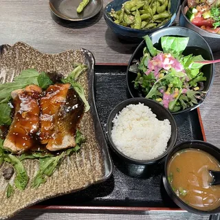 Salmon Teriyaki Dinner