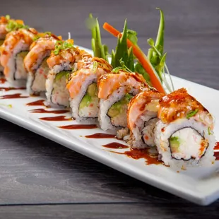 baked salmon roll(or spicy)