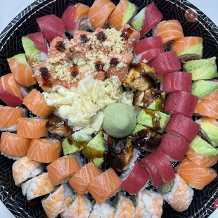 sushi, sushi and sashimi, sashimi, food