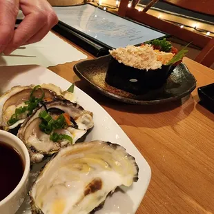 Fresh deliciously sweet oysters.