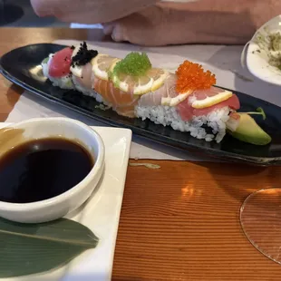 sashimi, sushi, sushi and sashimi, food
