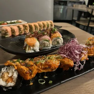 food, sushi, sushi and sashimi, sashimi