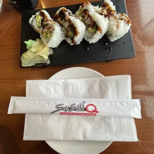 Eel and Avocado Roll