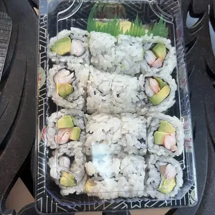 shrimp avocado rolls