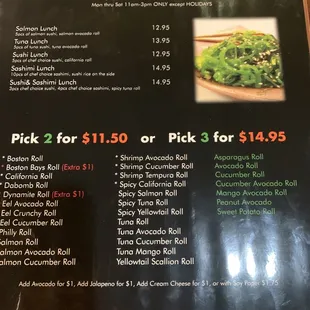 Menu 6
