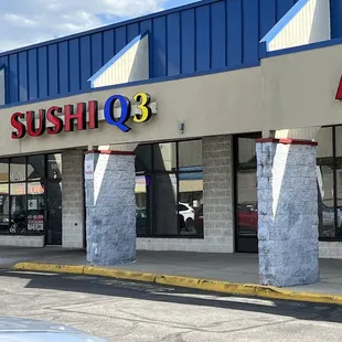 the front of the store