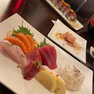 Sashimi dinner