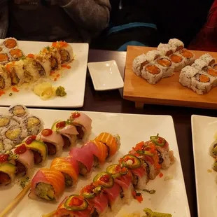 sushi, food, sashimi, sushi and sashimi